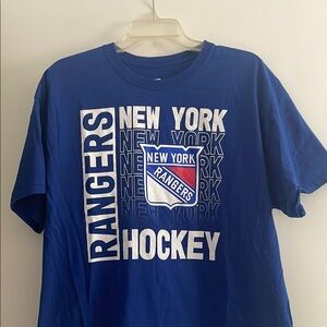 Fanatics New York Rangers Blue Hockey Tee